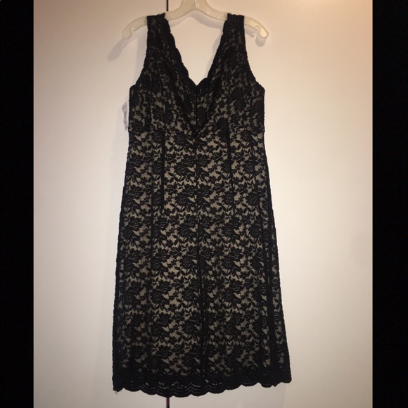 NWT Black Lace Short Dress - Picture 2 of 4